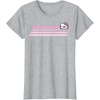 image:imageHello Kitty Nerd Glasses Retro Stripe Tee Shirt TShirtHeather Grey