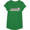 image:imageHello Kitty Nerd Glasses Retro Stripe Tee Shirt TShirtKelly Green