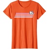 image:imageHello Kitty Nerd Glasses Retro Stripe Tee Shirt TShirtOrange