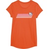 image:imageHello Kitty Nerd Glasses Retro Stripe Tee Shirt TShirtOrange