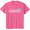 image:imageHello Kitty Nerd Glasses Retro Stripe Tee Shirt TShirtPink Heather