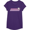 image:imageHello Kitty Nerd Glasses Retro Stripe Tee Shirt TShirtPurple