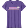 image:imageHello Kitty Nerd Glasses Retro Stripe Tee Shirt TShirtPurple Heather
