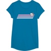 image:imageHello Kitty Nerd Glasses Retro Stripe Tee Shirt TShirtSapphire Blue