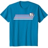 image:imageHello Kitty Nerd Glasses Retro Stripe Tee Shirt TShirtSapphire Blue