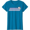image:imageHello Kitty Nerd Glasses Retro Stripe Tee Shirt TShirtSapphire Blue
