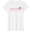 image:imageHello Kitty Nerd Glasses Retro Stripe Tee Shirt TShirtWhite
