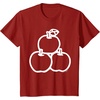 image:imageHello Kitty Three Apples Shirt TShirtCranberry Red