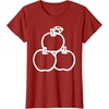image:imageHello Kitty Three Apples Shirt TShirtCranberry Red