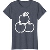 image:imageHello Kitty Three Apples Shirt TShirtHeather Blue