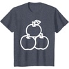 image:imageHello Kitty Three Apples Shirt TShirtHeather Blue
