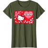image:imageHello Kitty Valentines Day Be Mine TShirtOlive Green