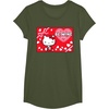 image:imageHello Kitty Valentines Day Be Mine TShirtOlive Green