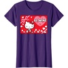 image:imageHello Kitty Valentines Day Be Mine TShirtPurple