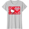 image:imageHello Kitty Valentines Day Be Mine TShirtSilver Grey