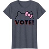 image:imageHello Kitty Vote Bow Outline TShirtHeather Blue