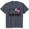 image:imageHello Kitty Vote Bow Outline TShirtHeather Blue