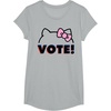 image:imageHello Kitty Vote Bow Outline TShirtHeather Grey
