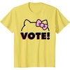 image:imageHello Kitty Vote Bow Outline TShirtLemon Yellow