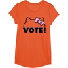 image:imageHello Kitty Vote Bow Outline TShirtOrange