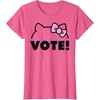 image:imageHello Kitty Vote Bow Outline TShirtPink Heather