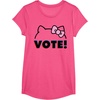 image:imageHello Kitty Vote Bow Outline TShirtPink Heather