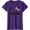 image:imageHello Kitty Vote Bow Outline TShirtPurple