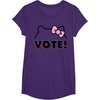 image:imageHello Kitty Vote Bow Outline TShirtPurple