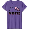 image:imageHello Kitty Vote Bow Outline TShirtPurple Heather