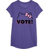 image:imageHello Kitty Vote Bow Outline TShirtPurple Heather