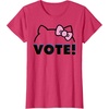image:imageHello Kitty Vote Bow Outline TShirtRed Heather
