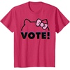 image:imageHello Kitty Vote Bow Outline TShirtRed Heather