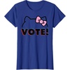 image:imageHello Kitty Vote Bow Outline TShirtRoyal Blue