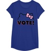 image:imageHello Kitty Vote Bow Outline TShirtRoyal Blue