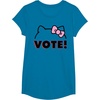 image:imageHello Kitty Vote Bow Outline TShirtSapphire Blue