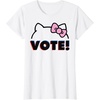 image:imageHello Kitty Vote Bow Outline TShirtWhite