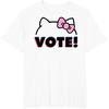 image:imageHello Kitty Vote Bow Outline TShirtWhite