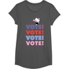 image:imageHello Kitty Vote Cheer Rally TShirtAsphalt Grey