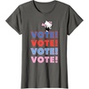 image:imageHello Kitty Vote Cheer Rally TShirtAsphalt Grey