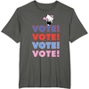 image:imageHello Kitty Vote Cheer Rally TShirtAsphalt Grey
