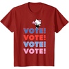 image:imageHello Kitty Vote Cheer Rally TShirtCranberry Red