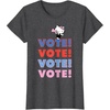 image:imageHello Kitty Vote Cheer Rally TShirtDark Heather Grey