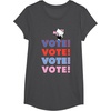 image:imageHello Kitty Vote Cheer Rally TShirtDark Heather Grey