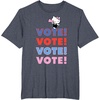 image:imageHello Kitty Vote Cheer Rally TShirtHeather Blue
