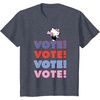 image:imageHello Kitty Vote Cheer Rally TShirtHeather Blue