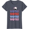 image:imageHello Kitty Vote Cheer Rally TShirtHeather Blue