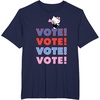 image:imageHello Kitty Vote Cheer Rally TShirtNavy Blue