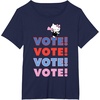 image:imageHello Kitty Vote Cheer Rally TShirtNavy Blue