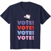 image:imageHello Kitty Vote Cheer Rally TShirtNavy Blue