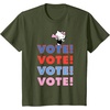 image:imageHello Kitty Vote Cheer Rally TShirtOlive Green